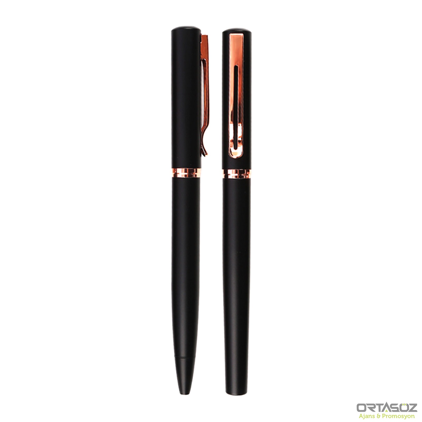 ATAKUM SİYAH İKİLİ KALEM SETİ