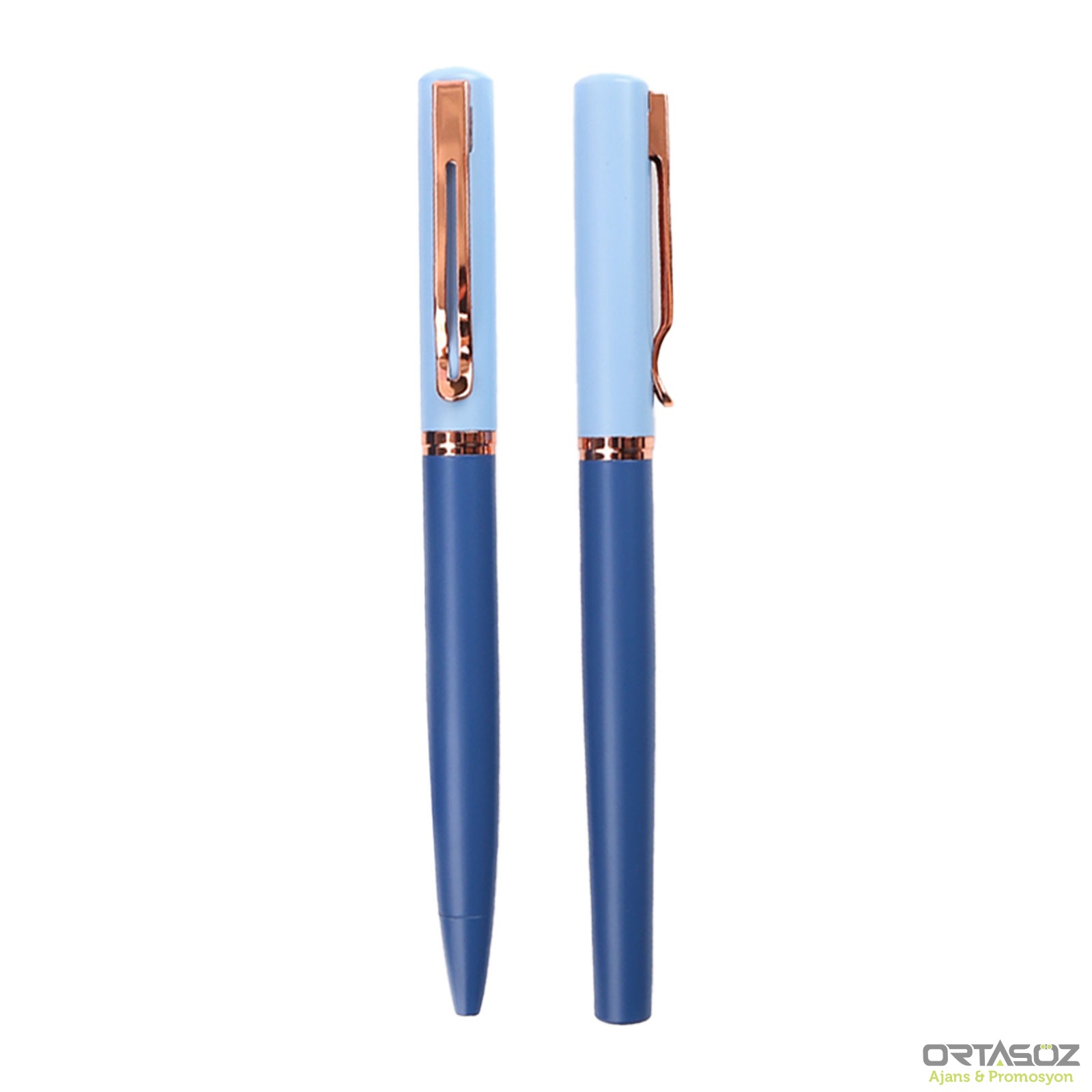 ATAKUM LACİVERT İKİLİ KALEM SETİ