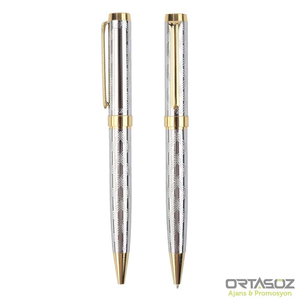 4528 ÇUMRA SİYAH METAL TÜKENMEZ KALEM 