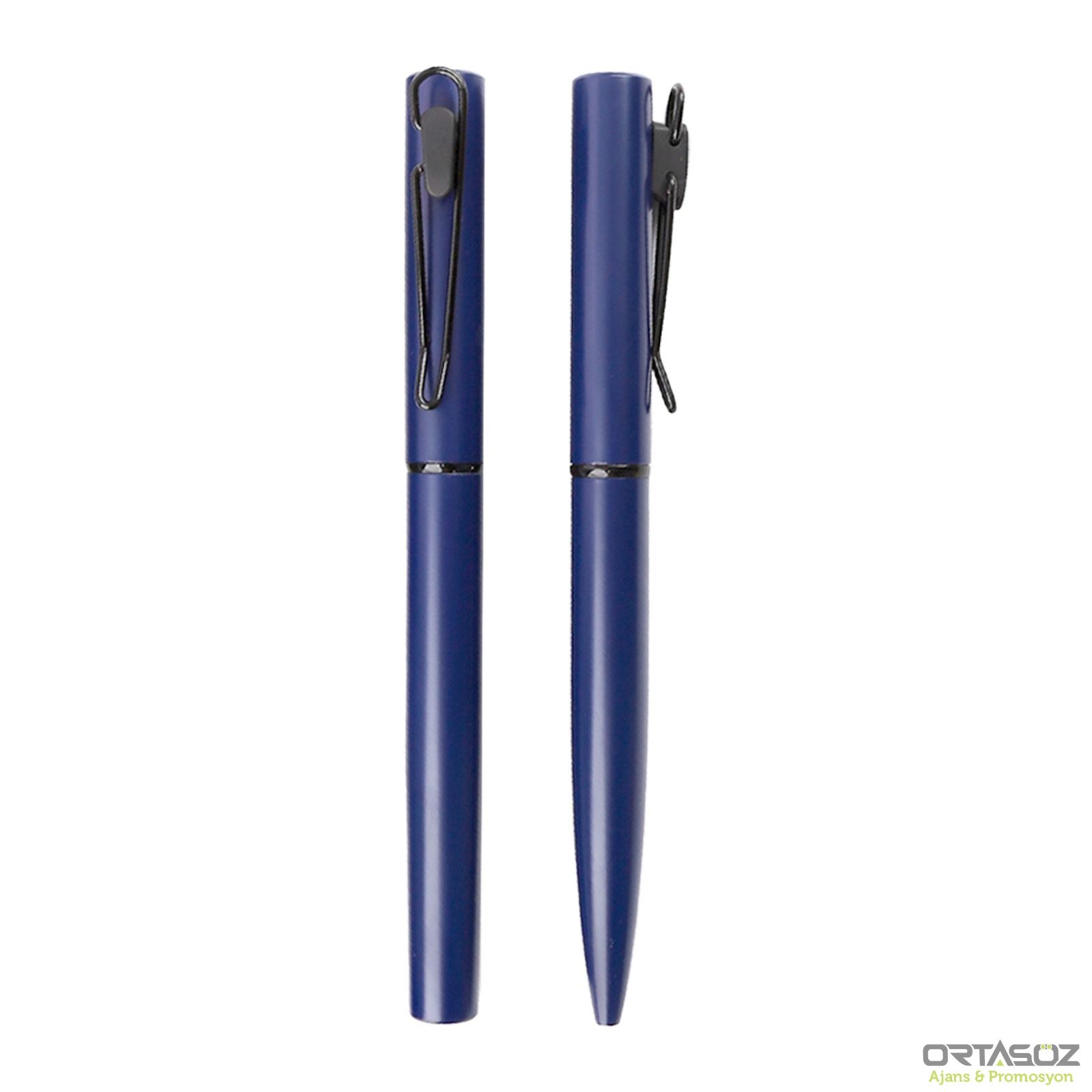 EMİRGAZİ LACİVERT İKİLİ KALEM SETİ