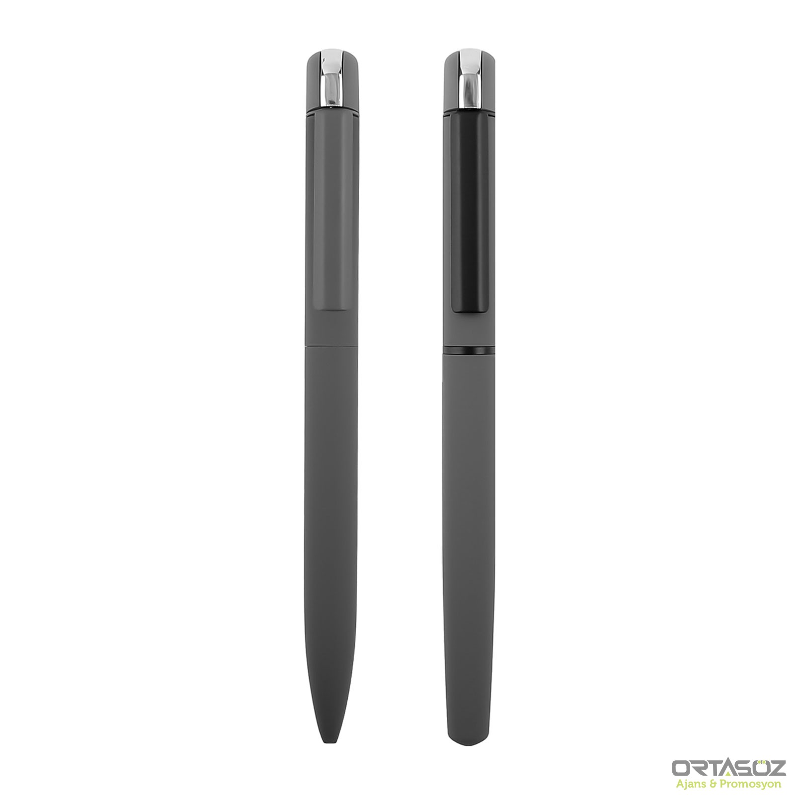 MERAM GRİ İKİLİ KALEM SETİ