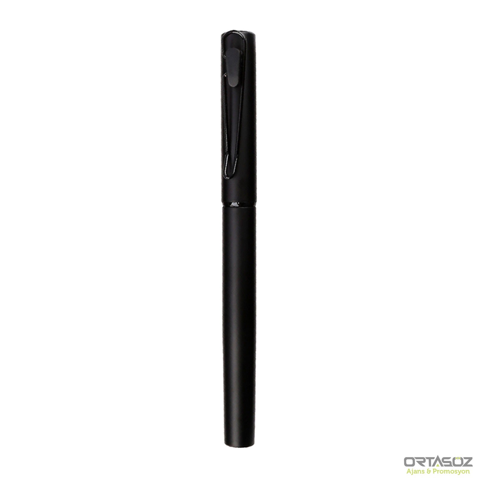 ERDEMLİ SİYAH METAL ROLLER KALEM 