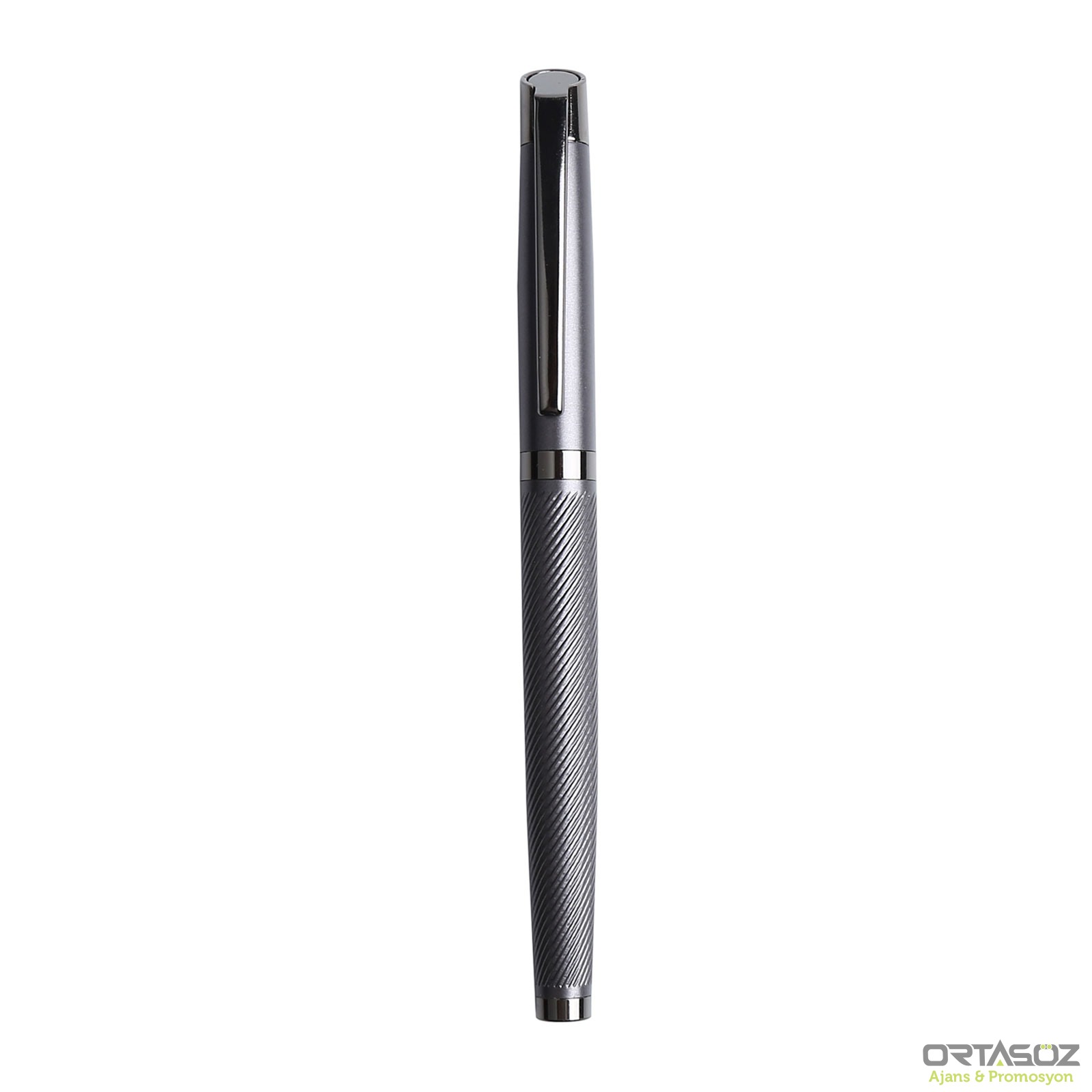 DÜZİÇİ FÜME METAL ROLLER KALEM 