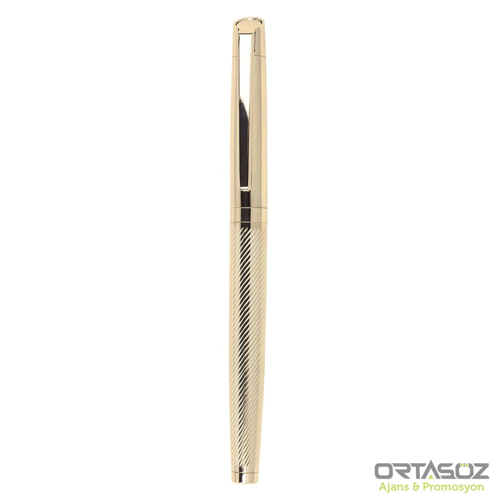 4566 DÜZİÇİ GÜMÜŞ METAL ROLLER KALEM 