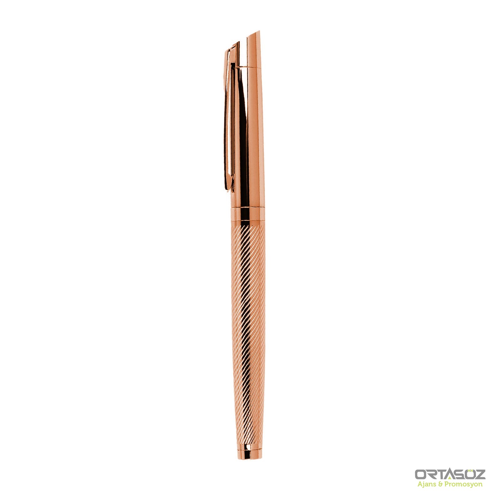 4566 DÜZİÇİ ALTIN METAL ROLLER KALEM 