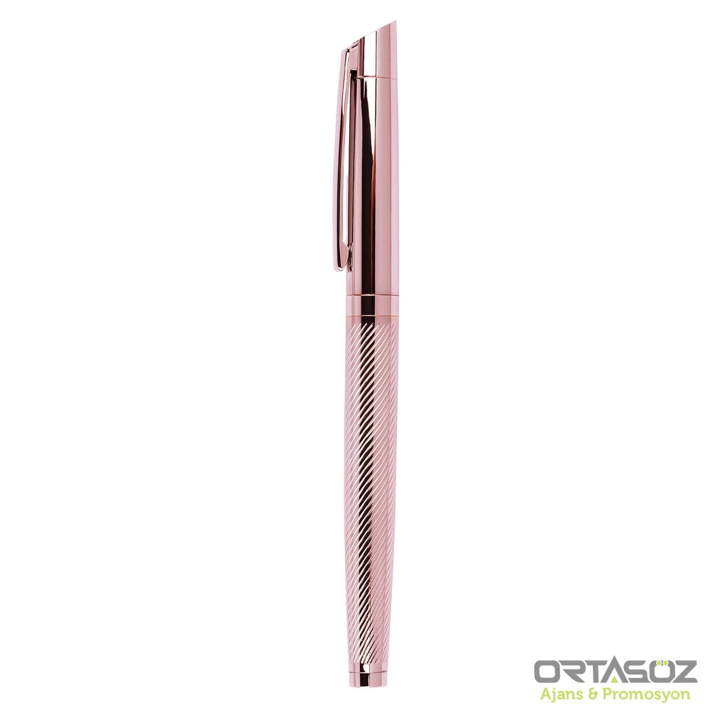 4566 DÜZİÇİ GÜMÜŞ METAL ROLLER KALEM 