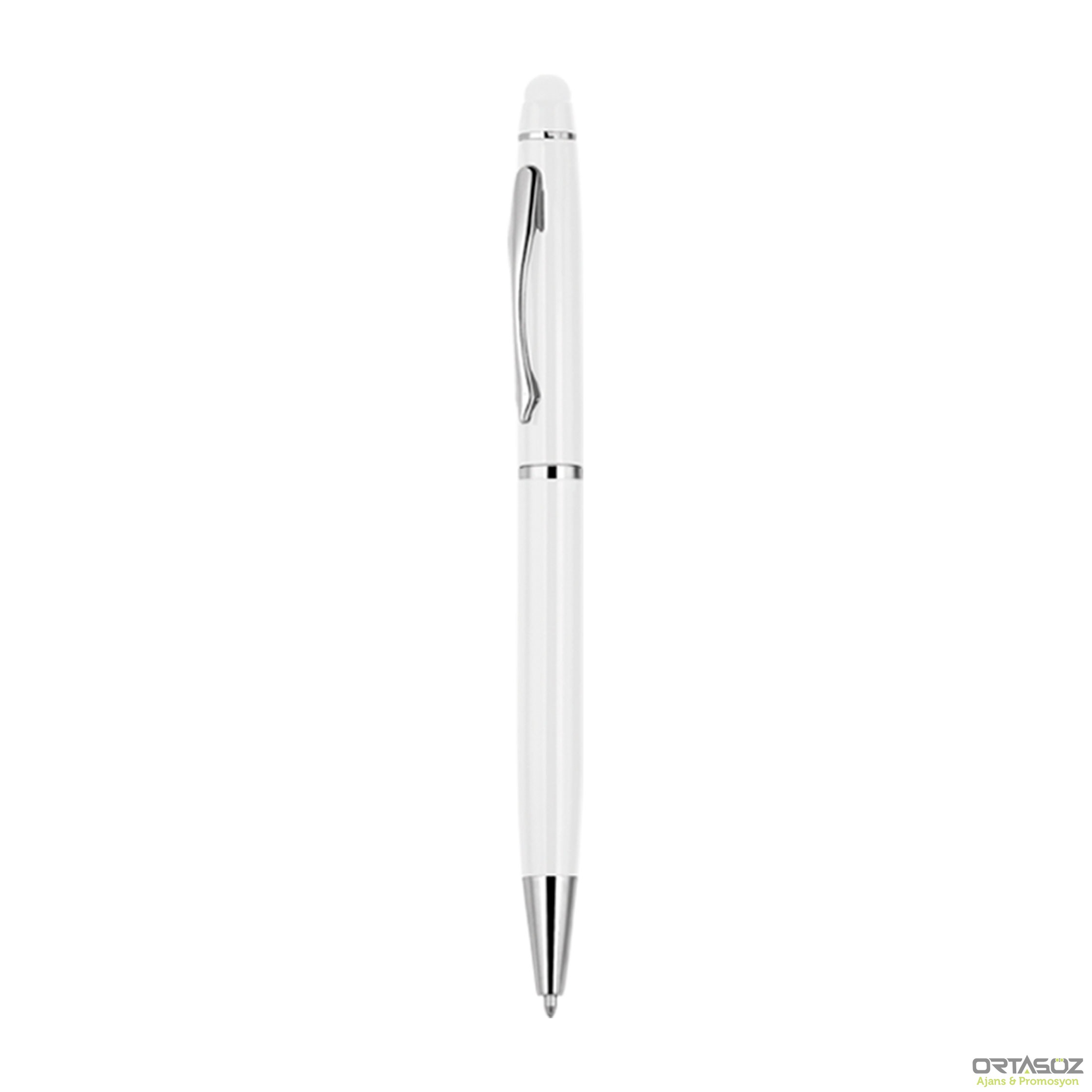 4573 İNCİRLİOVA KIRMIZI METAL TÜKENMEZ KALEM