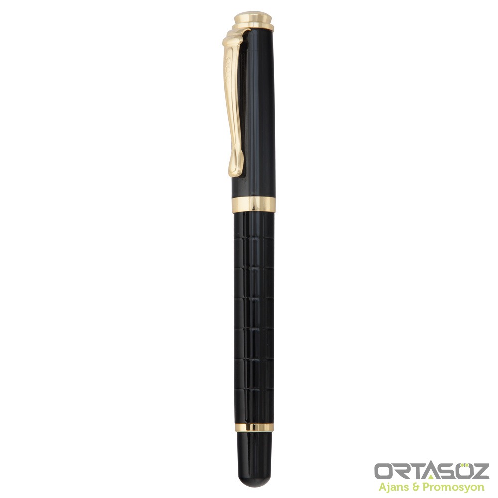 4581 BURHANİYE ALTIN TEKLİ KALEM SETİ