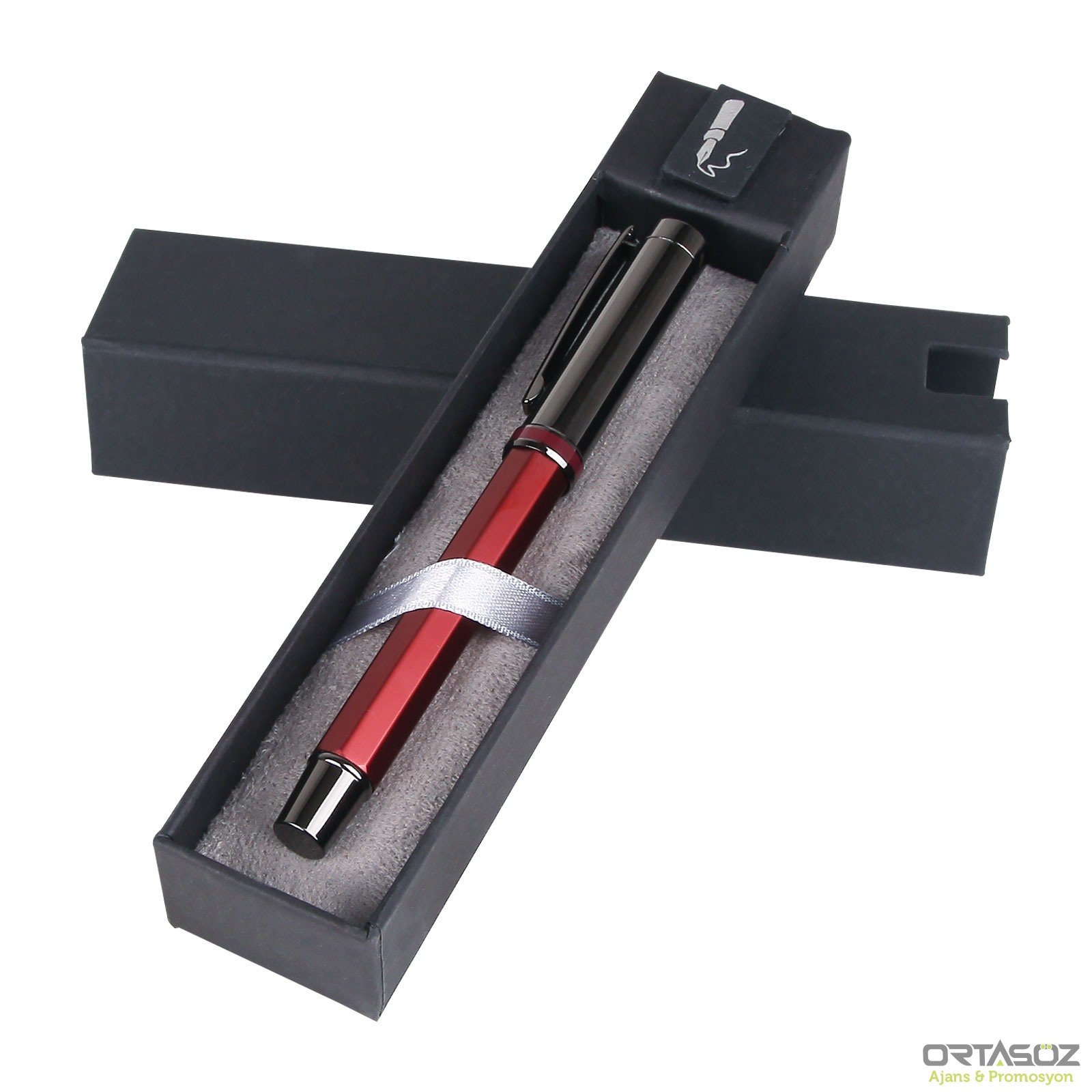 4582 ERDEK SİYAH TEKLİ KALEM SETİ