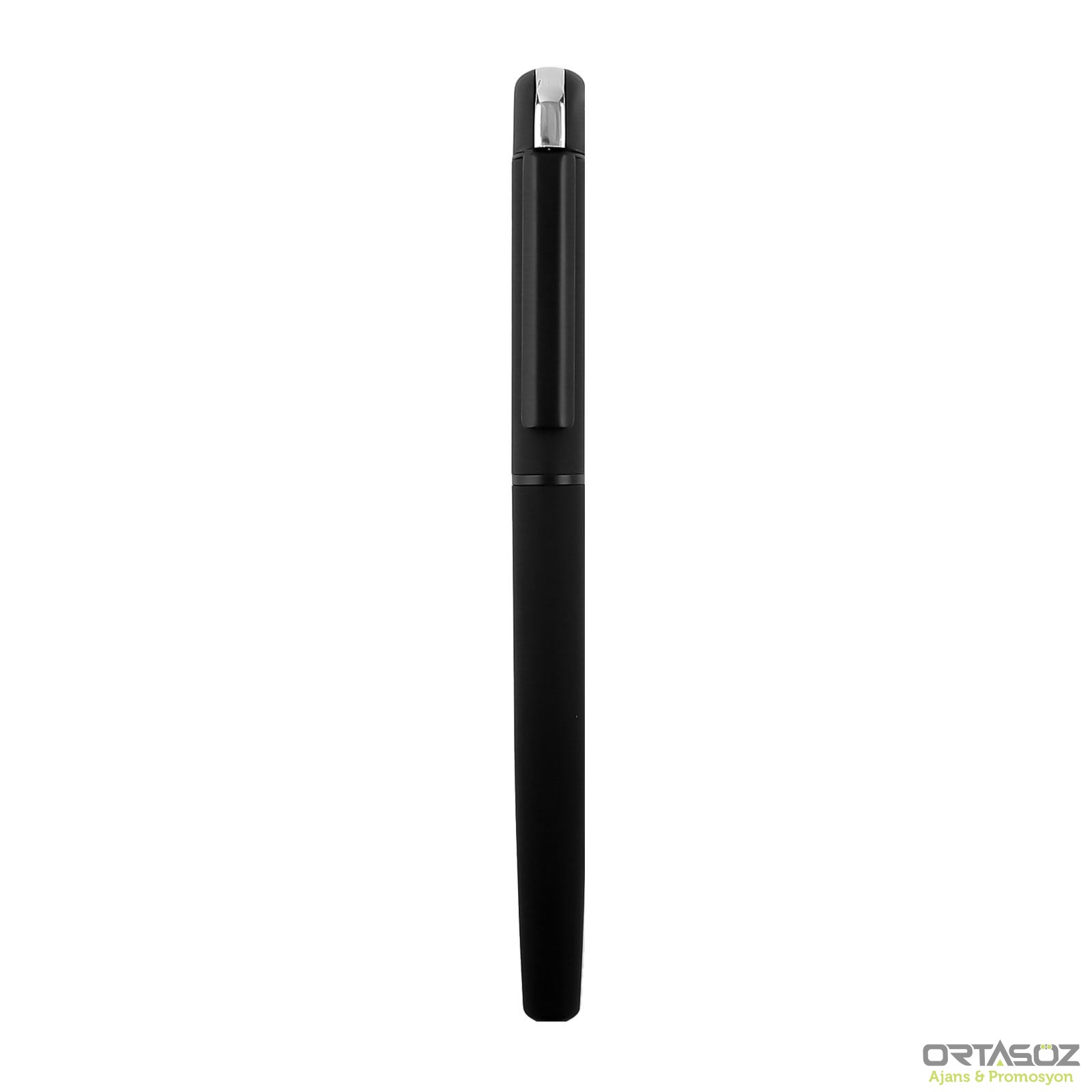 KURŞUNLU SİYAH METAL ROLLER KALEM 