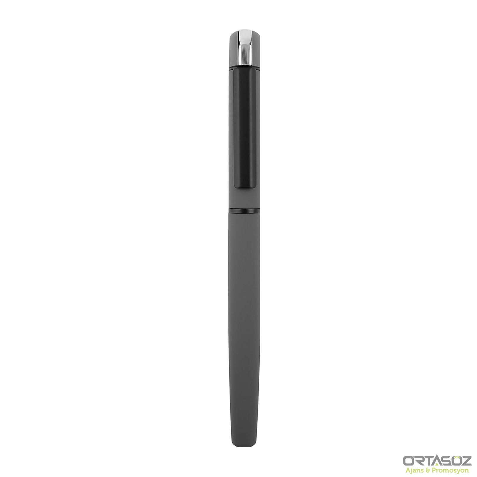 KURŞUNLU GRİ METAL ROLLER KALEM 