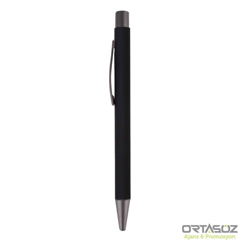 4593 BİSMİL GRİ METAL TÜKENMEZ KALEM