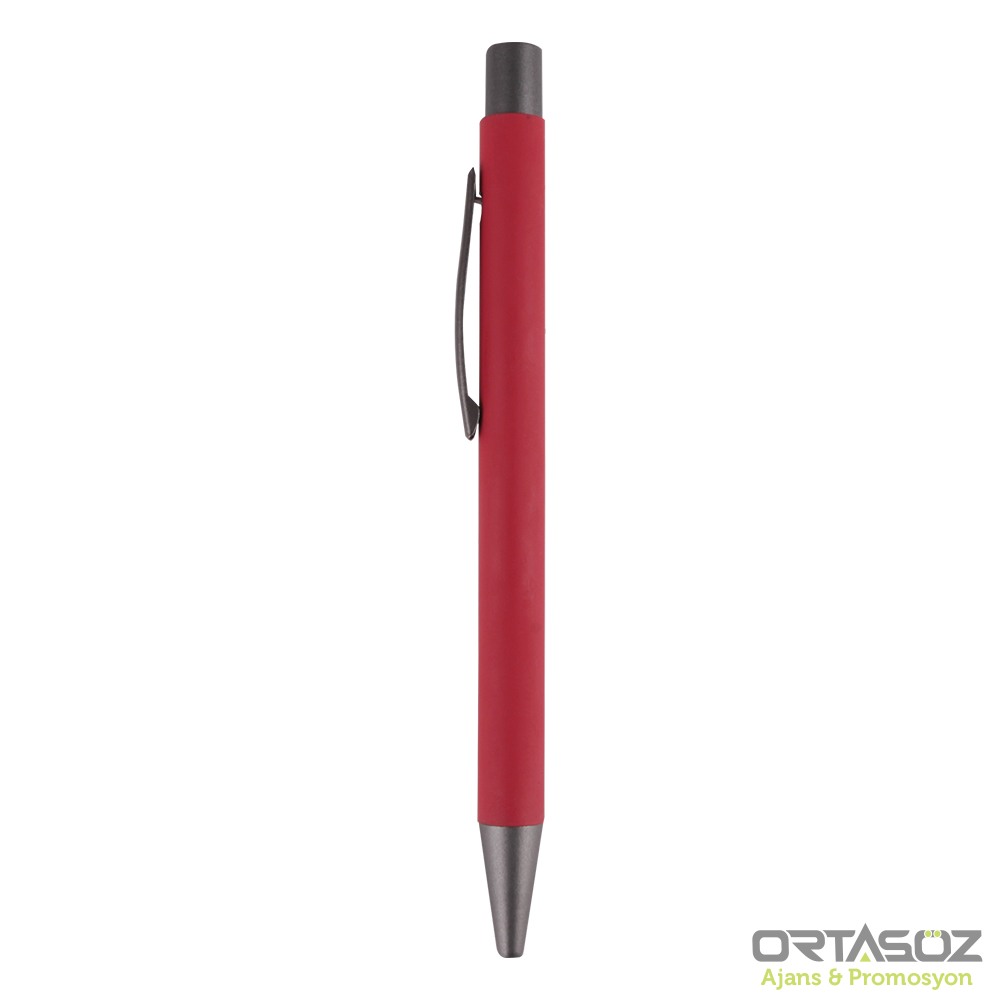 4593 BİSMİL GRİ METAL TÜKENMEZ KALEM