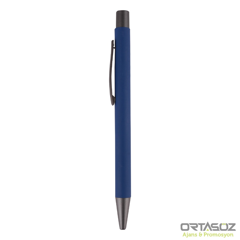 4593 BİSMİL GRİ METAL TÜKENMEZ KALEM