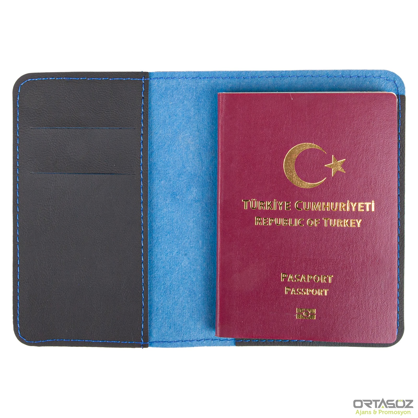 4601 PASAPORTLUK KIRMIZI DERİ