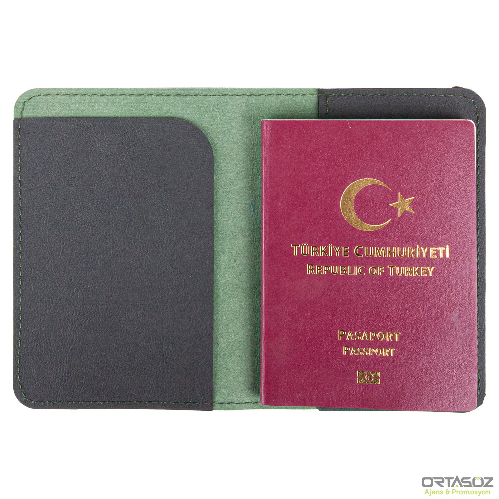 4601 PASAPORTLUK KIRMIZI DERİ