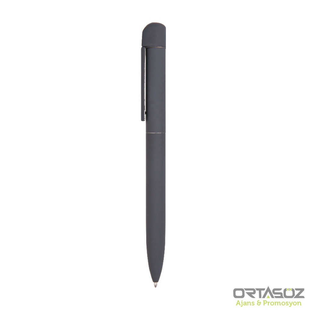 4610 MALKARA SİYAH METAL TÜKENMEZ KALEM 