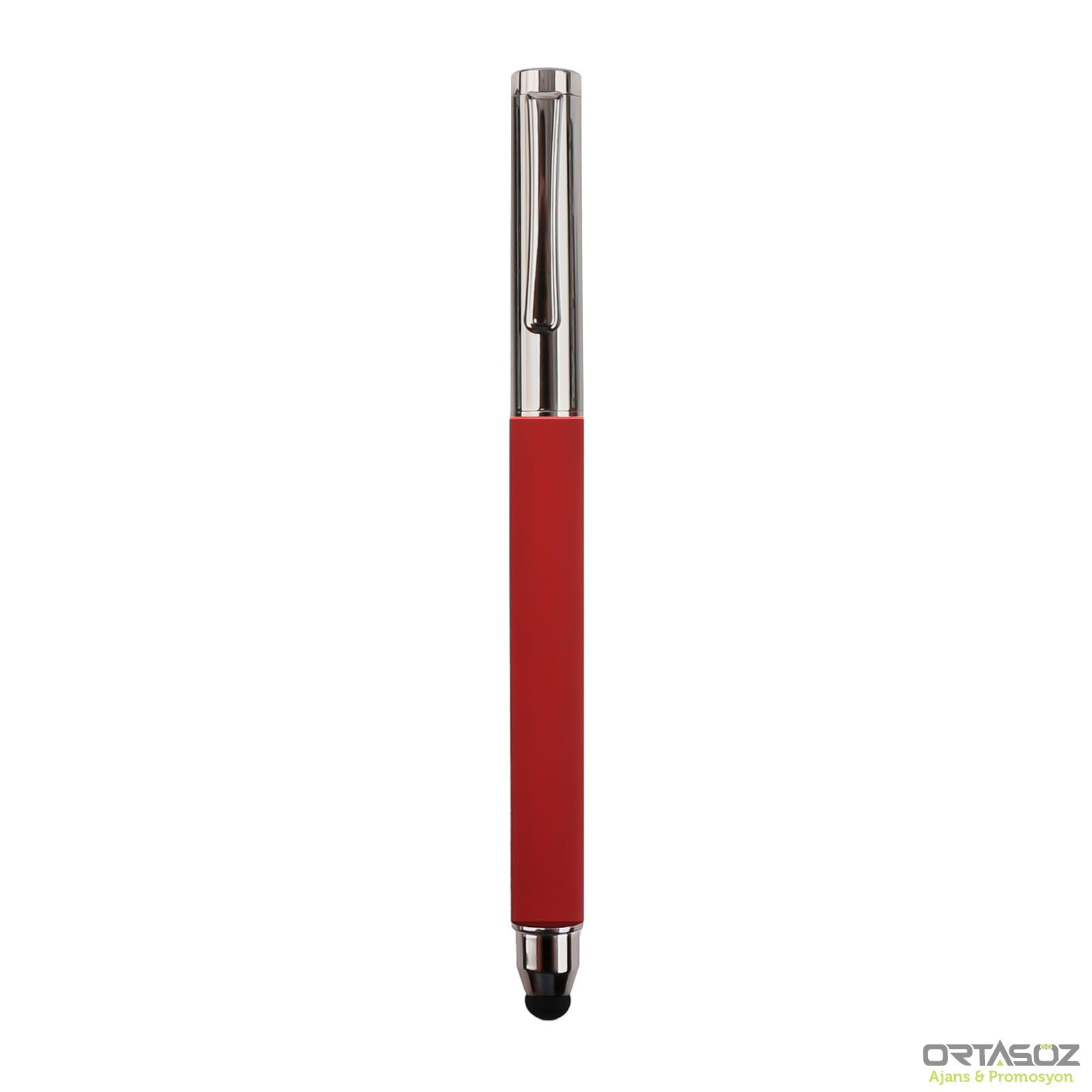 HAFİK KIRMIZI METAL ROLLER KALEM