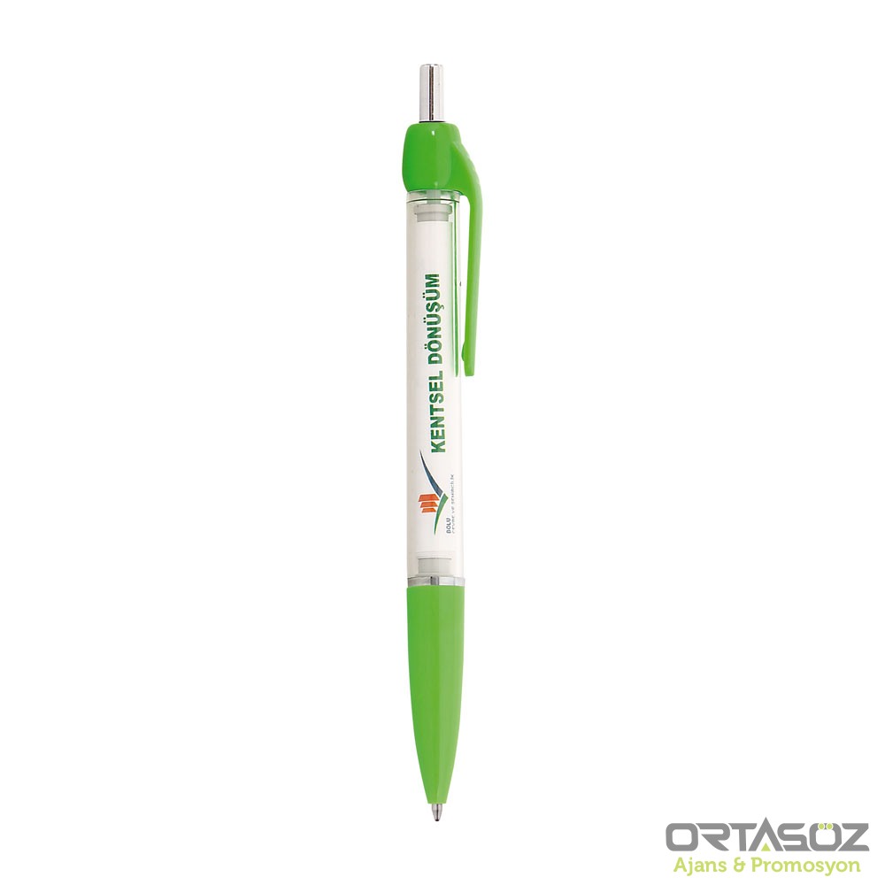 4625 GEVAŞ TURUNCU PLASTİK TÜKENMEZ BANNER KALEM 