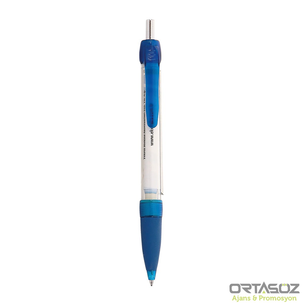 4628 NİKSAR TURUNCU PLASTİK TÜKENMEZ BANNER KALEM 