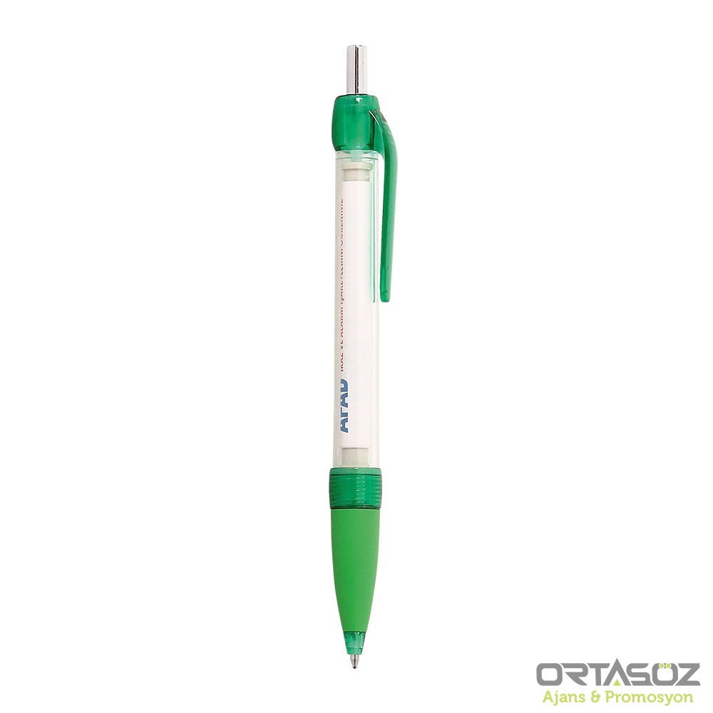 4628 NİKSAR TURUNCU PLASTİK TÜKENMEZ BANNER KALEM 