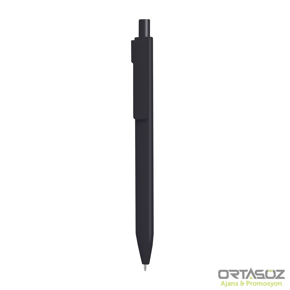 DEVREK SİYAH PLASTİK TÜKENMEZ KALEM 