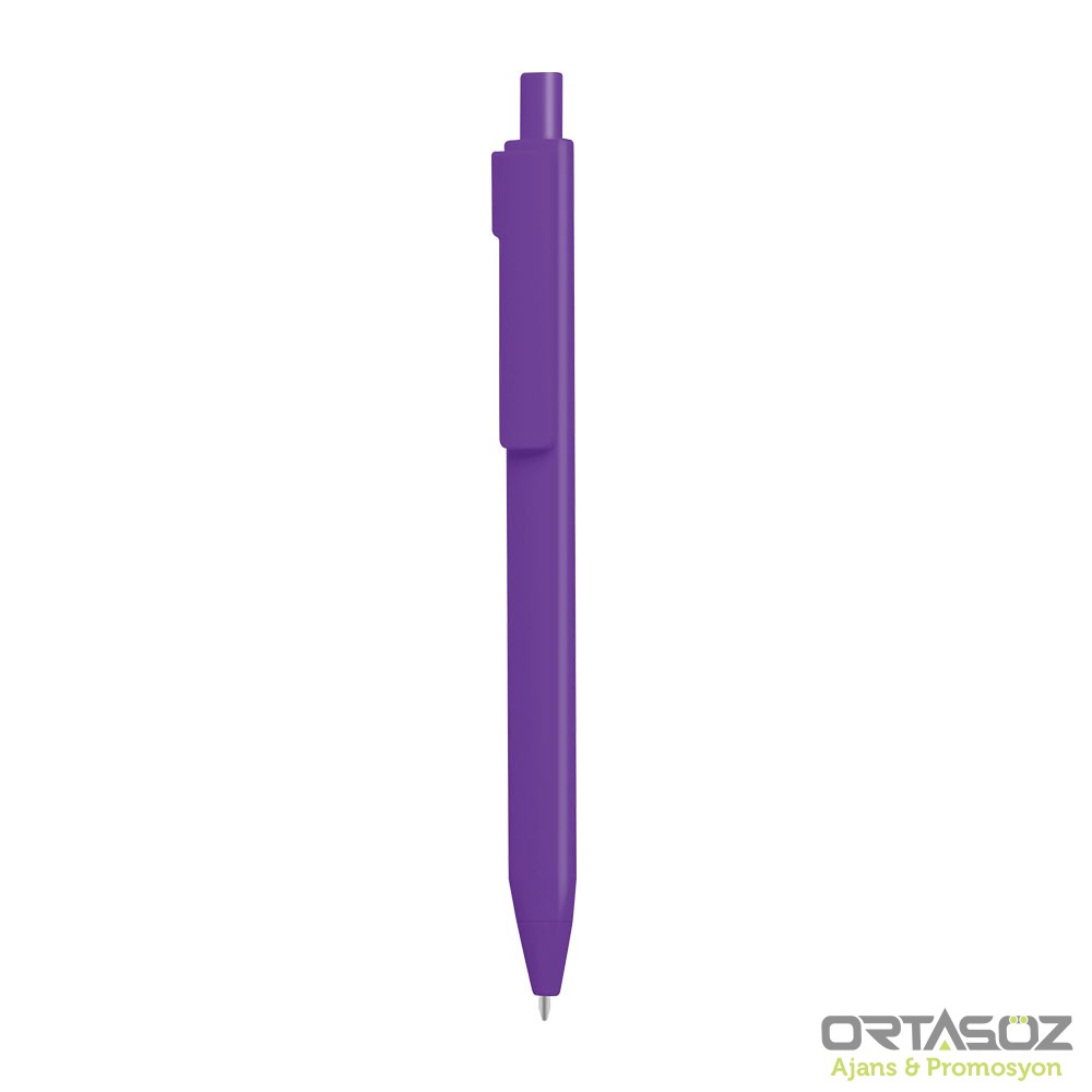 DEVREK MOR PLASTİK TÜKENMEZ KALEM 