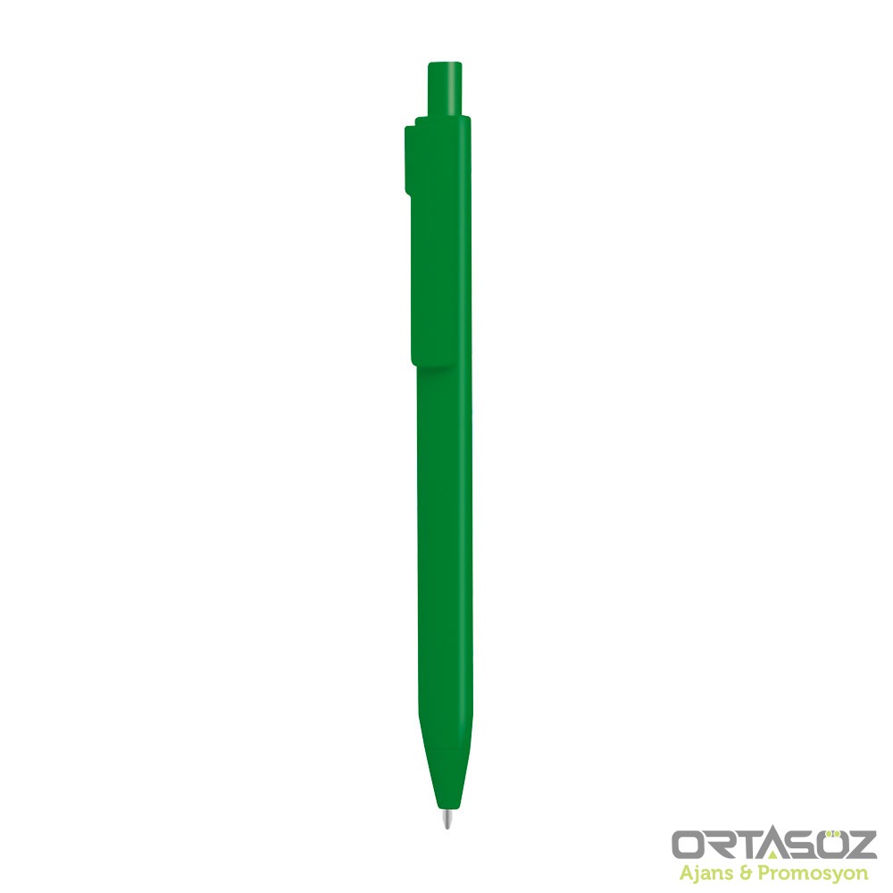 DEVREK YEŞİL PLASTİK TÜKENMEZ KALEM 