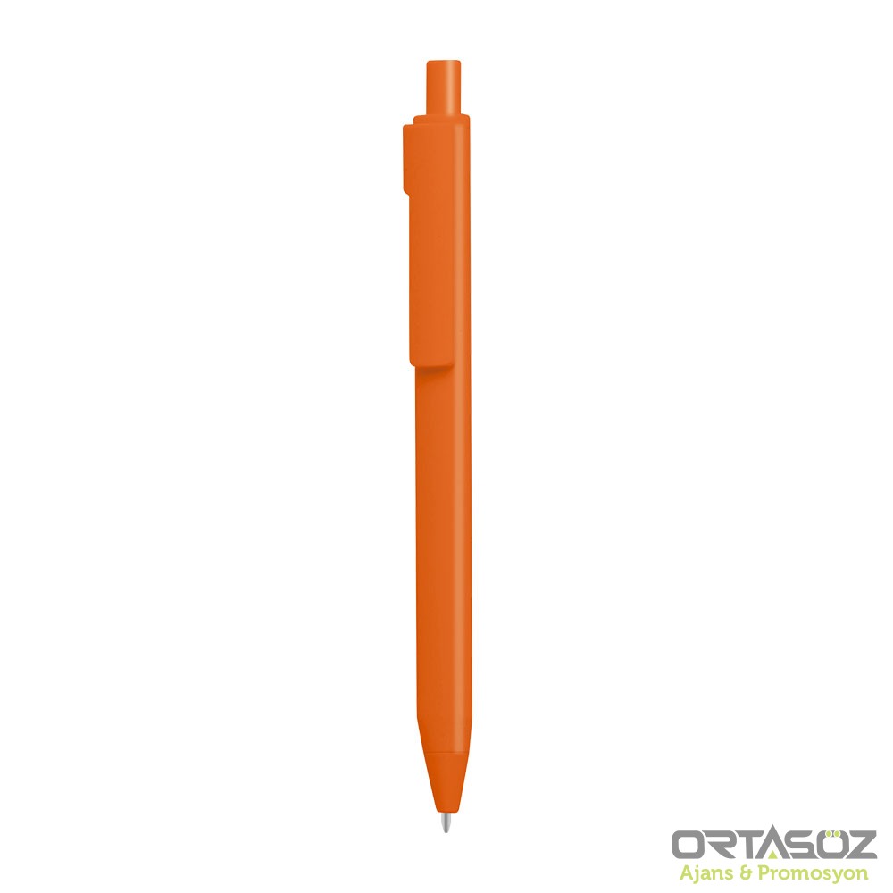 DEVREK TURUNCU PLASTİK TÜKENMEZ KALEM 