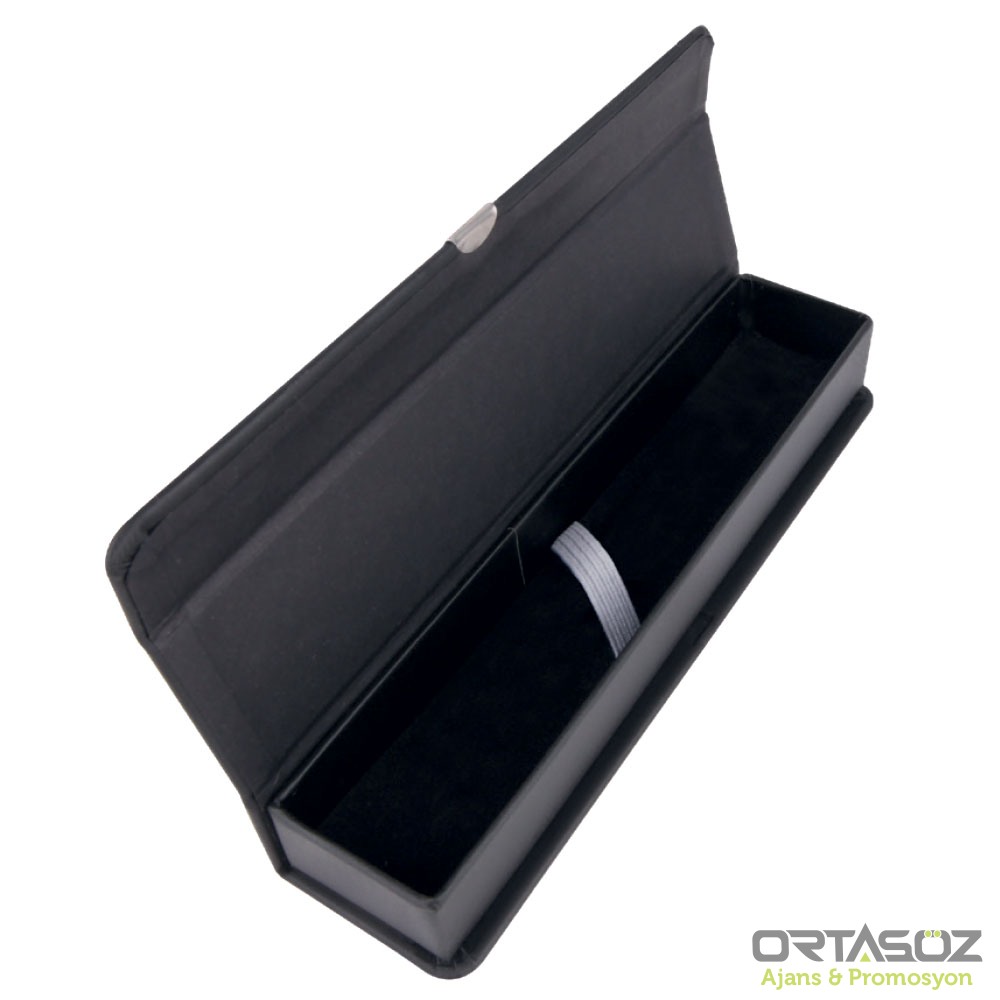 ANTALYA SİYAH TEKLİ KALEM KUTUSU