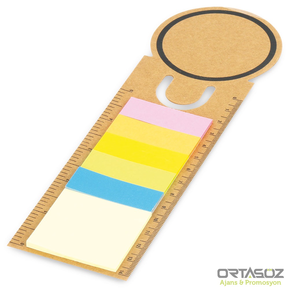 ŞAHTERE SİYAH POST-İT KİTAP AYRACI (6X21,5 CM)