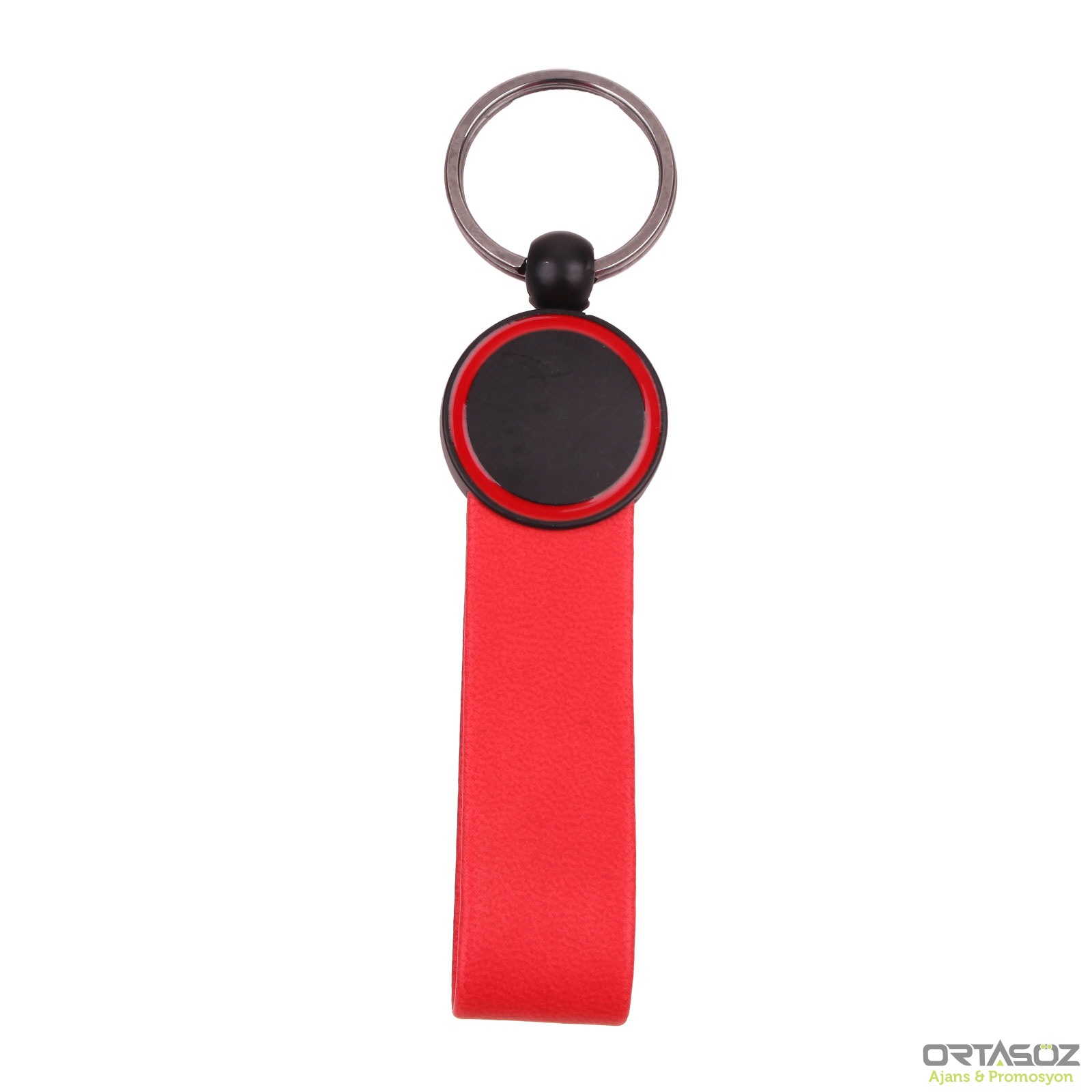 AYDER KIRMIZI METAL-DERİ ANAHTARLIK
