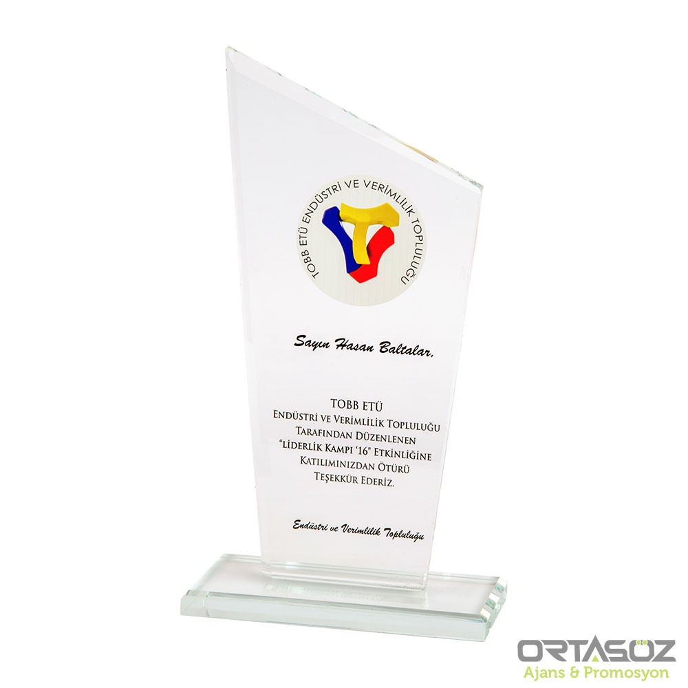 MENGÜÇ KRİSTAL PLAKET