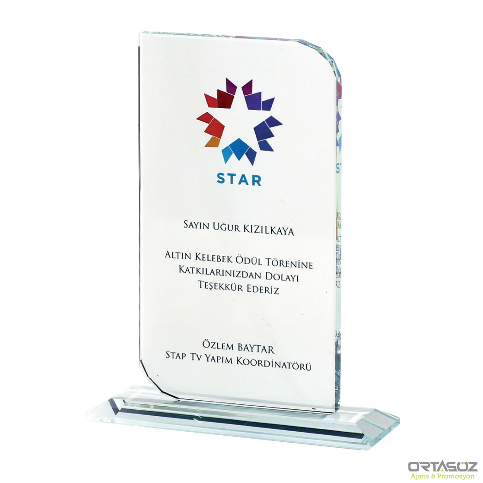 PINAR KRİSTAL PLAKET