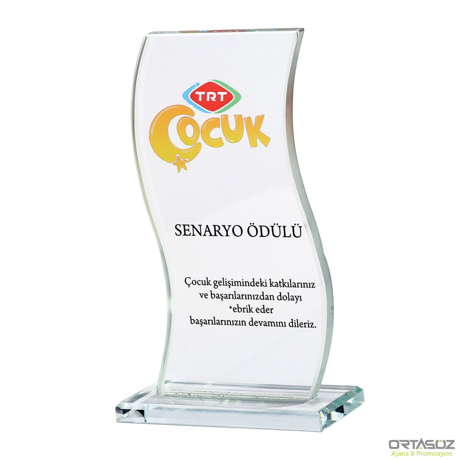 SAYAN KRİSTAL PLAKET