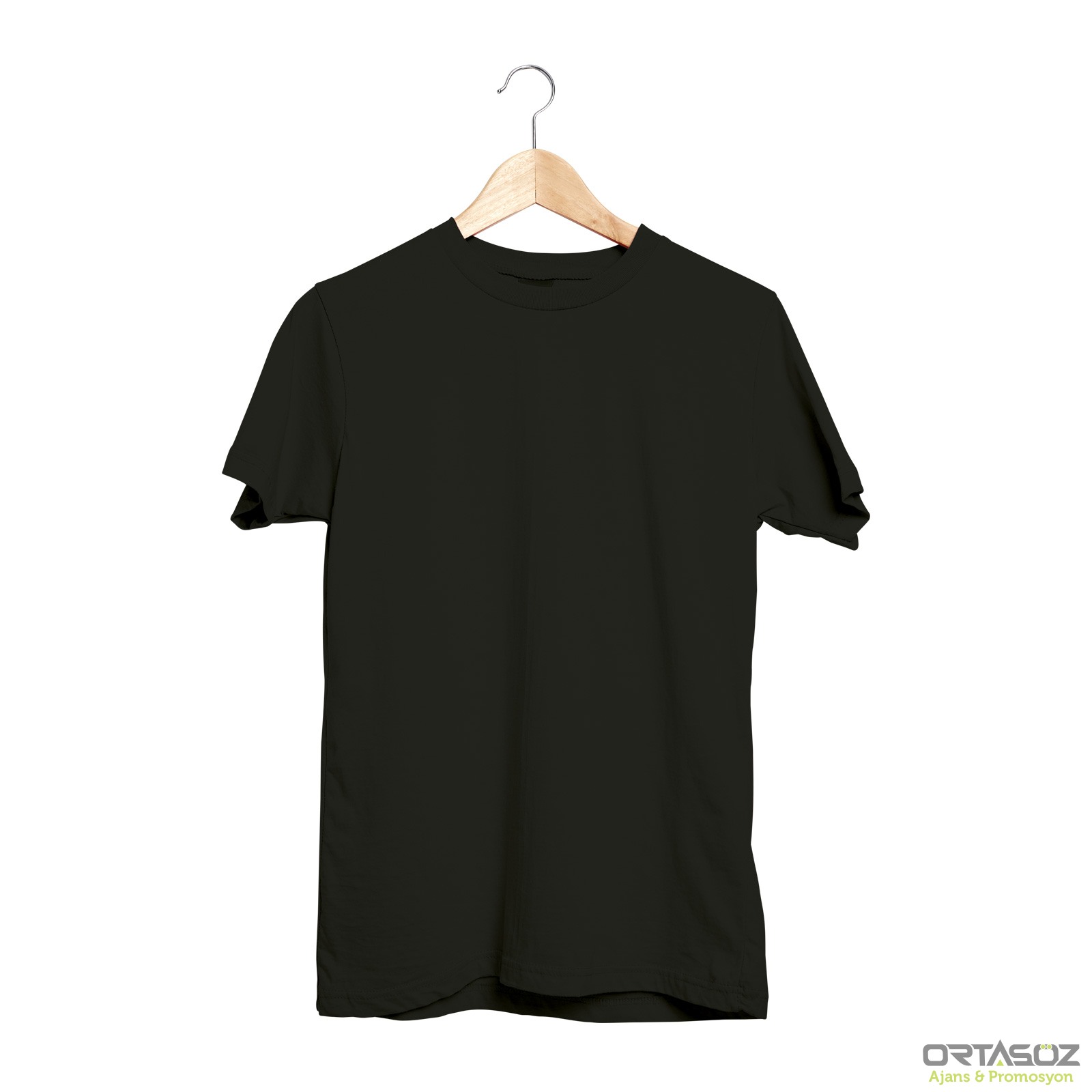 GARDENYA SİYAH L SIFIR YAKA TİŞÖRT