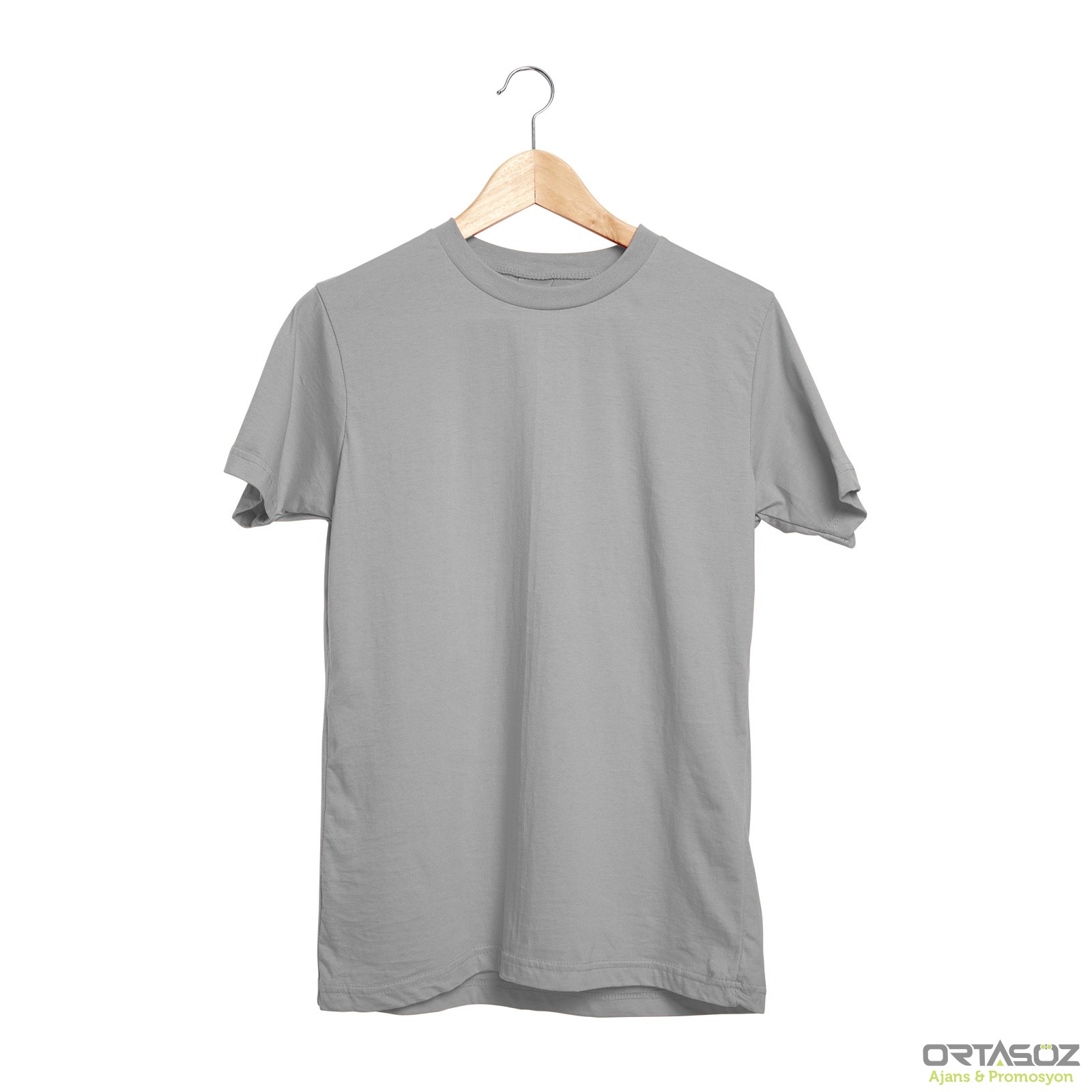 488722 GARDENYA GRİ XXL SIFIR YAKA TİŞÖRT