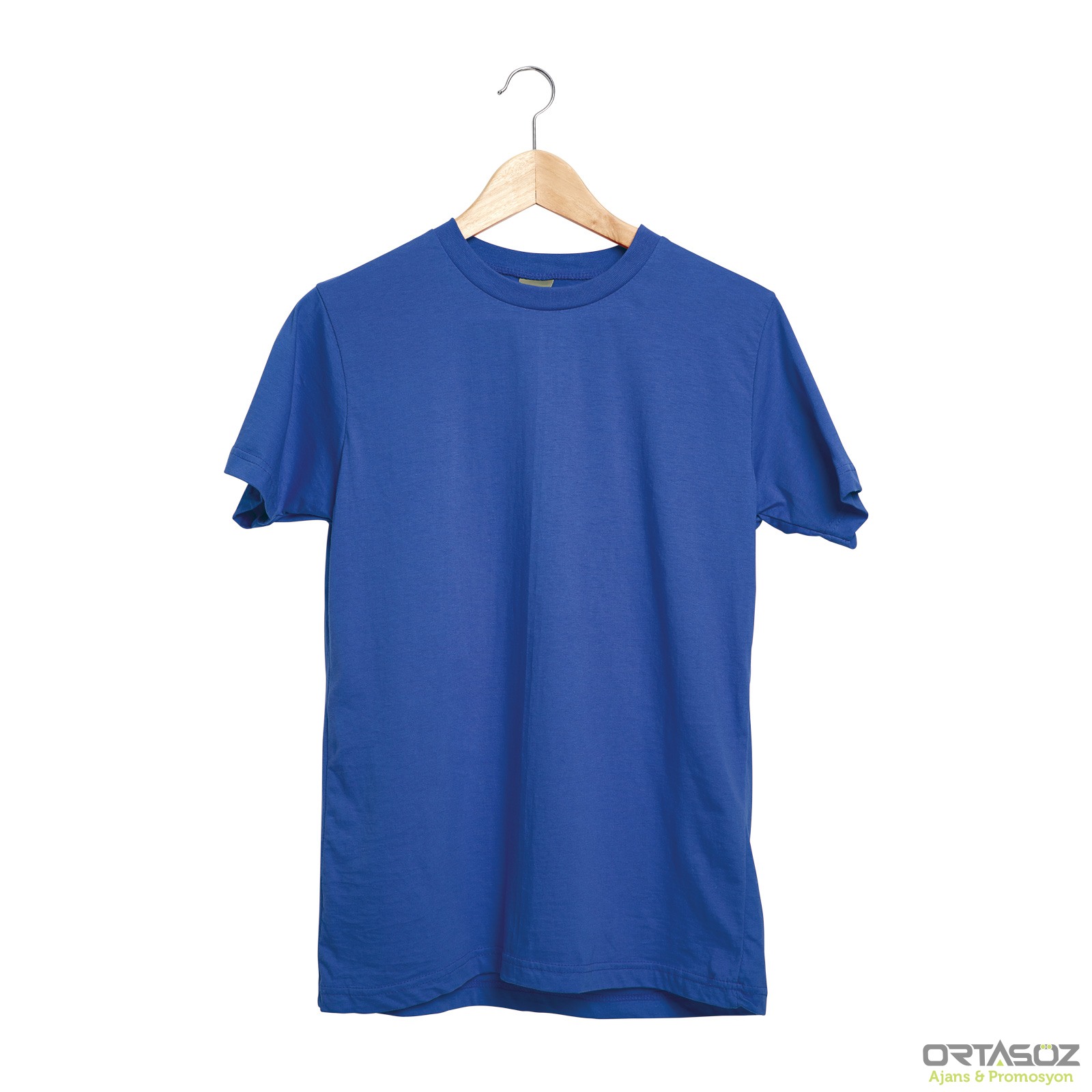 488726 GARDENYA SAKS MAVİ M SIFIR YAKA TİŞÖRT