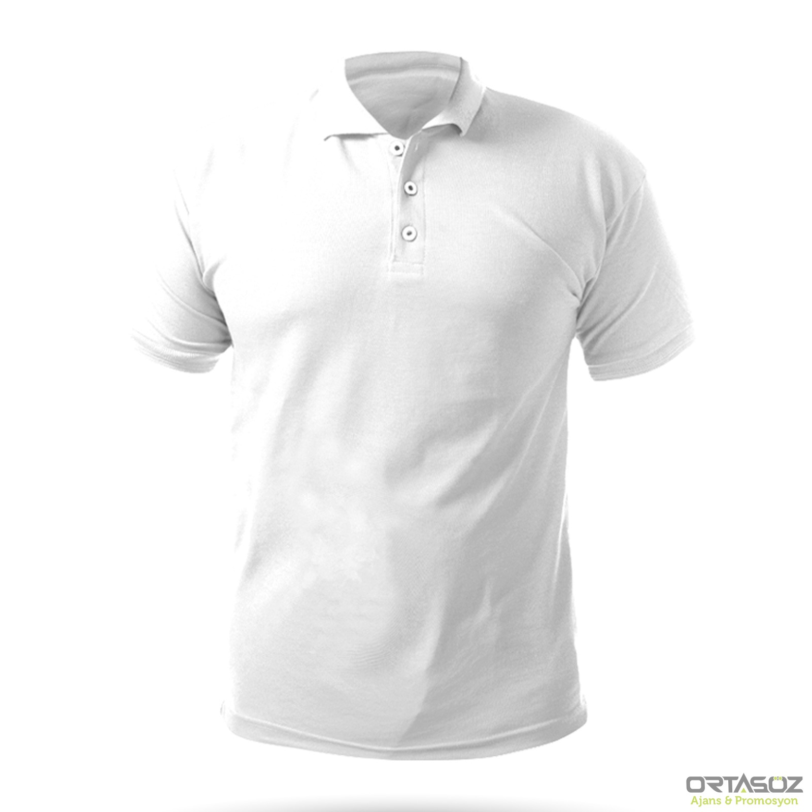 488902 AÇELYA BEYAZ S POLO YAKA TİŞÖRT