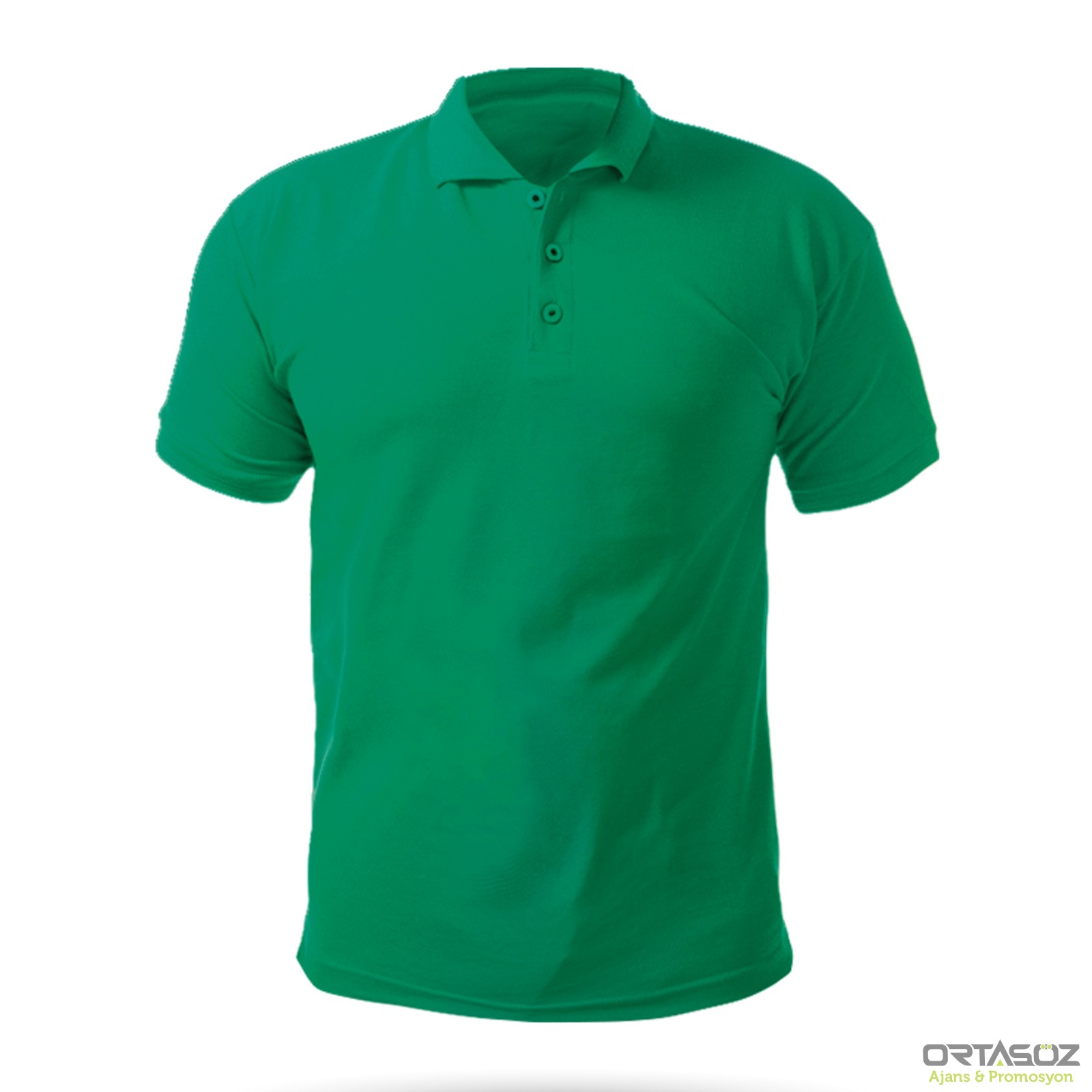 488910 AÇELYA YEŞİL M POLO YAKA TİŞÖRT