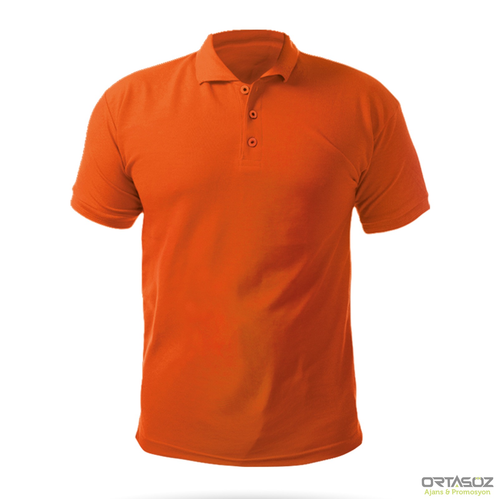 488916 AÇELYA TURUNCU XL POLO YAKA TİŞÖRT