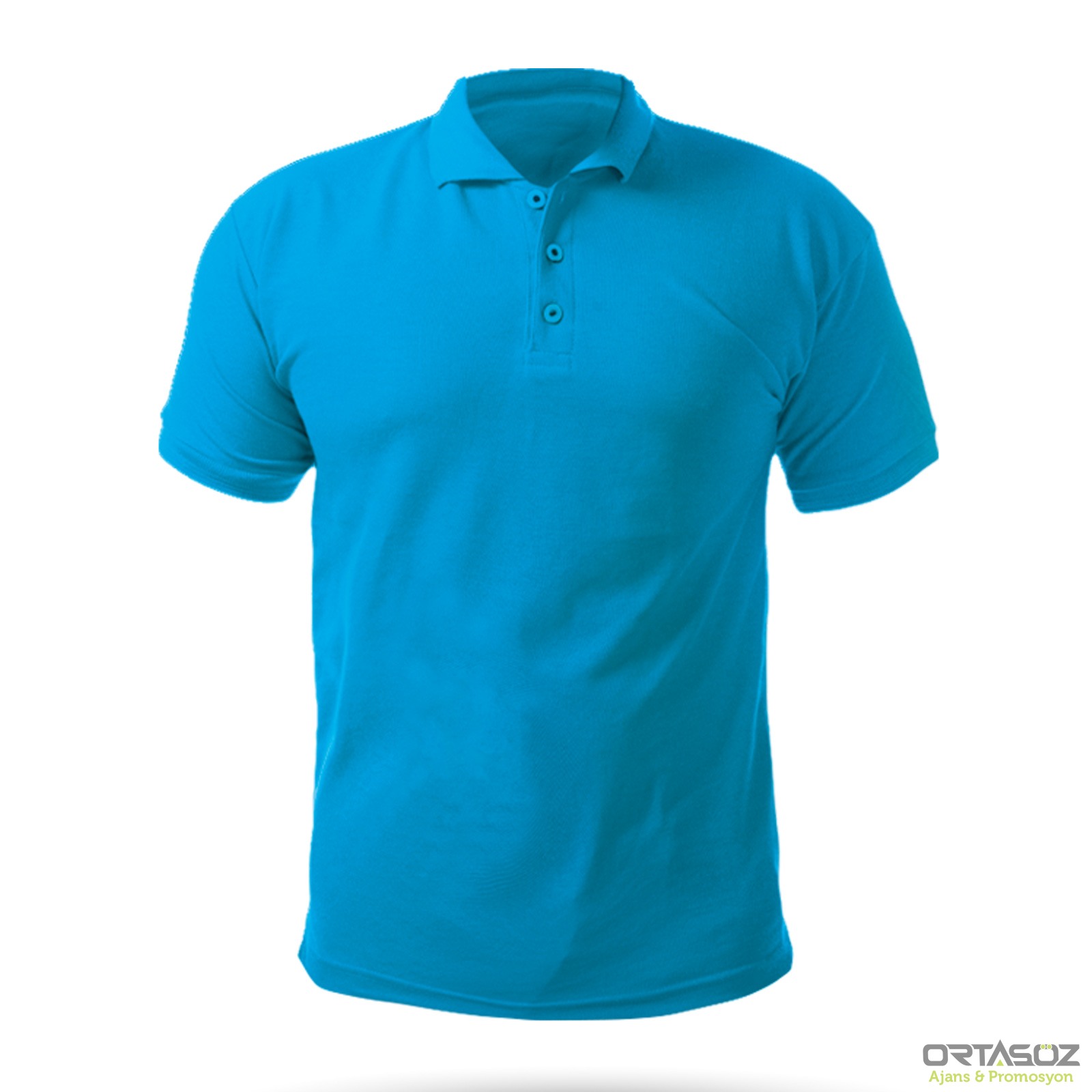 488923 AÇELYA TURKUAZ S POLO YAKA TİŞÖRT