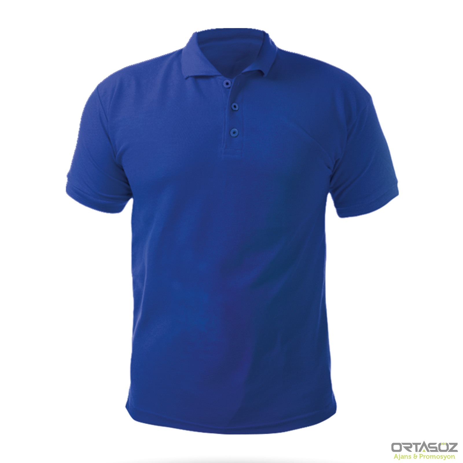 488926 AÇELYA SAKS MAVİ L POLO YAKA TİŞÖRT