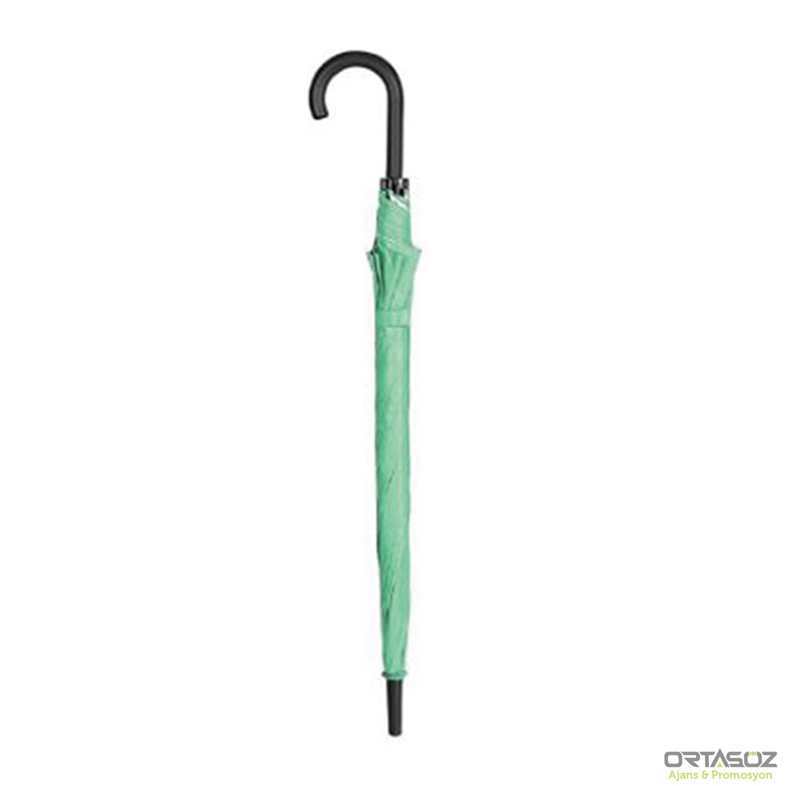 LONGAN YEŞİL  PLASTİK SAPLI ŞEMSİYE