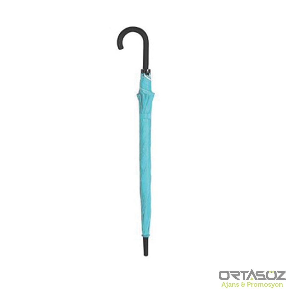 LONGAN TURKUAZ PLASTİK SAPLI ŞEMSİYE