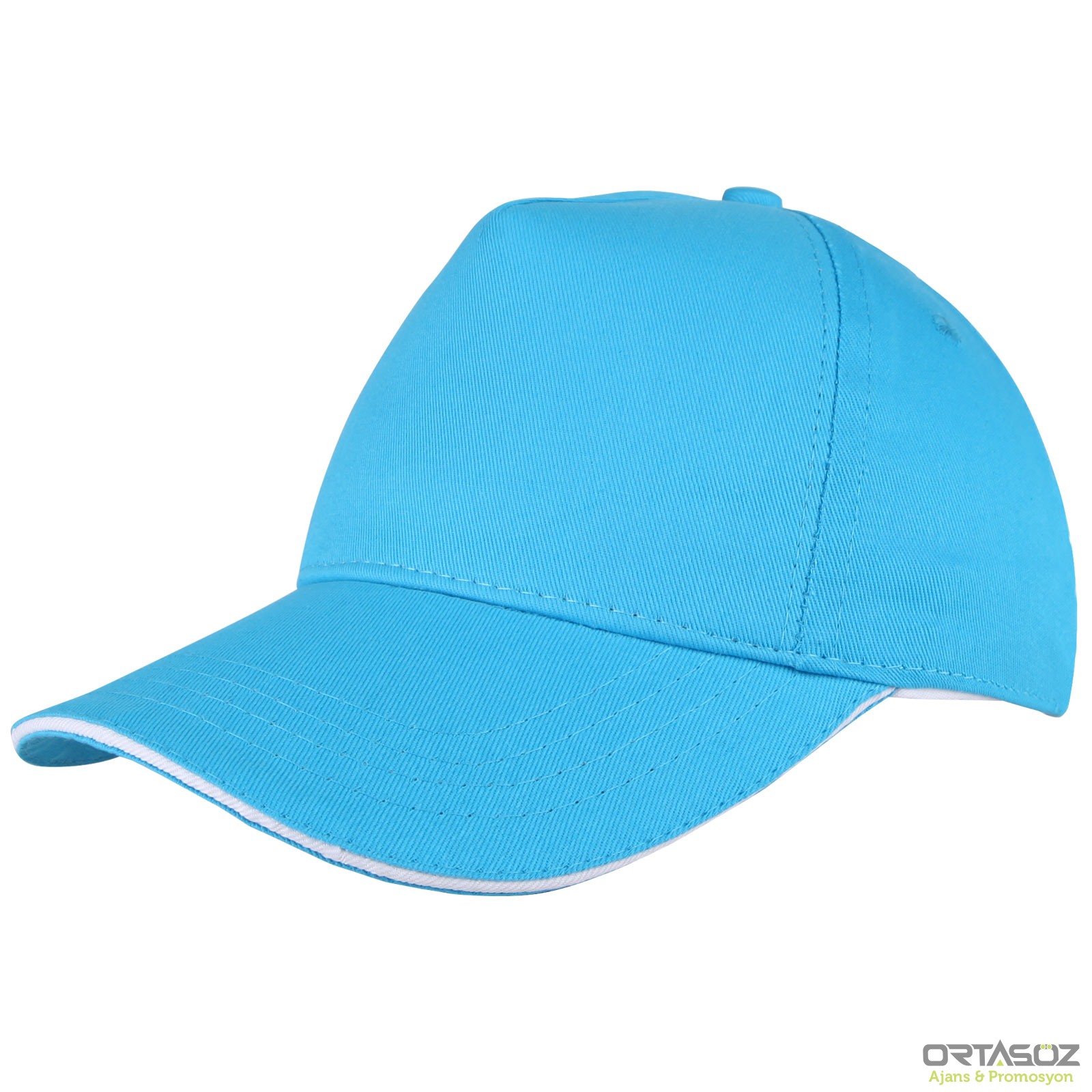 4896 POMELO SARI SANDWICH SİPER COTTON ŞAPKA