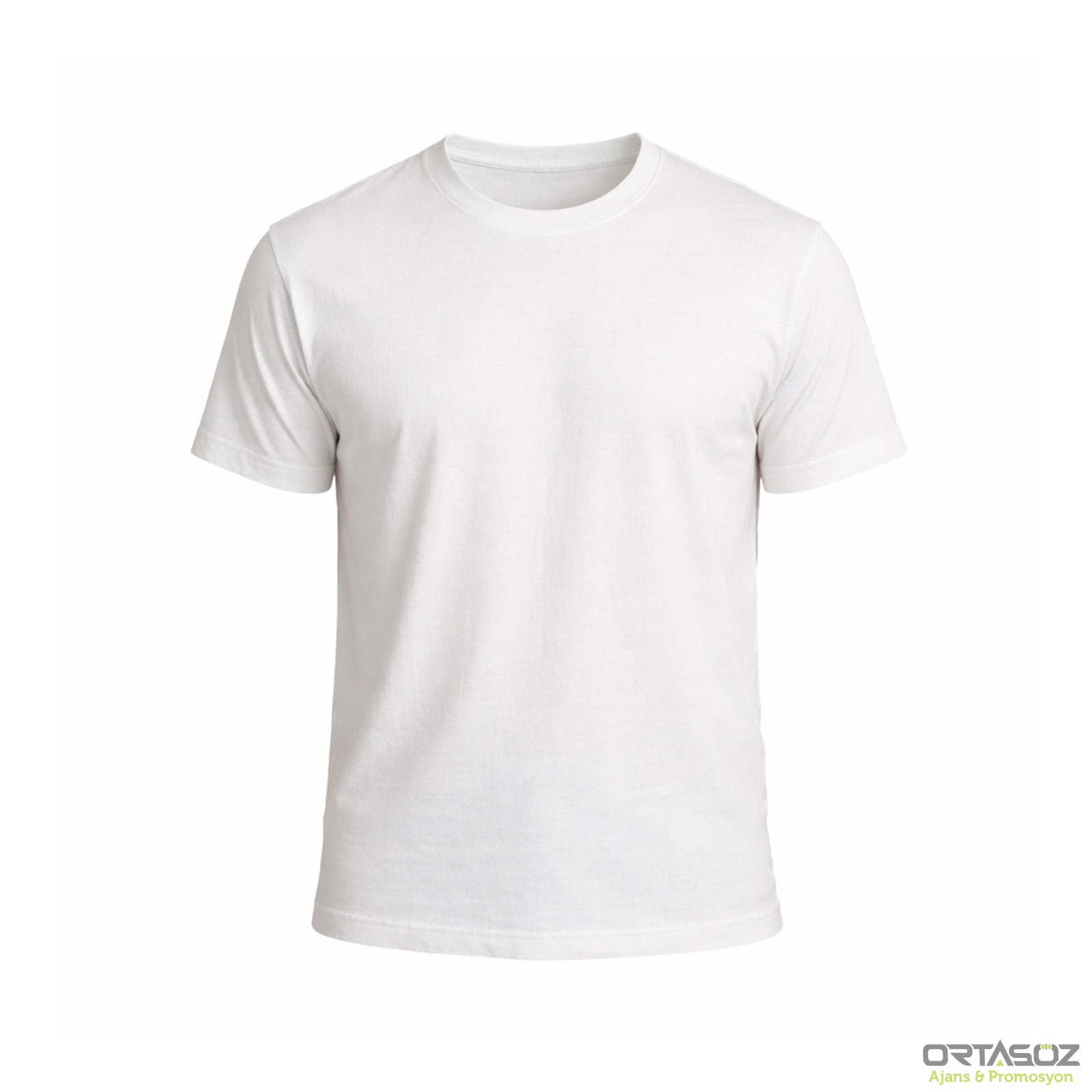 490202 NERGİS BEYAZ SIFIR YAKA TİŞÖRT L