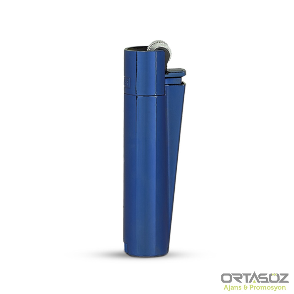 4913 MENENGİÇ FÜME-SİYAH CLİPPER METAL SİBOPLU ÇAKMAK