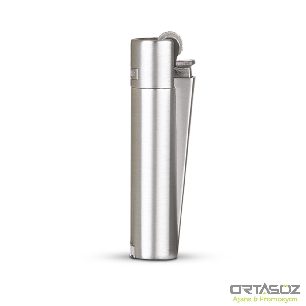 MENENGİÇ GÜMÜŞ CLİPPER METAL SİBOPLU ÇAKMAK