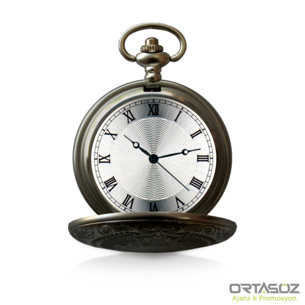 KÖSTEKLİ SİYAH CEP SAATİ